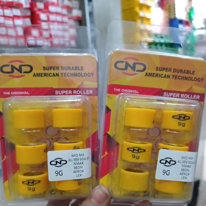 ROLLER 9 GRAM MIO M3 SOUL GT NMAX XEON AEROX LEXI ORIGINAL DND