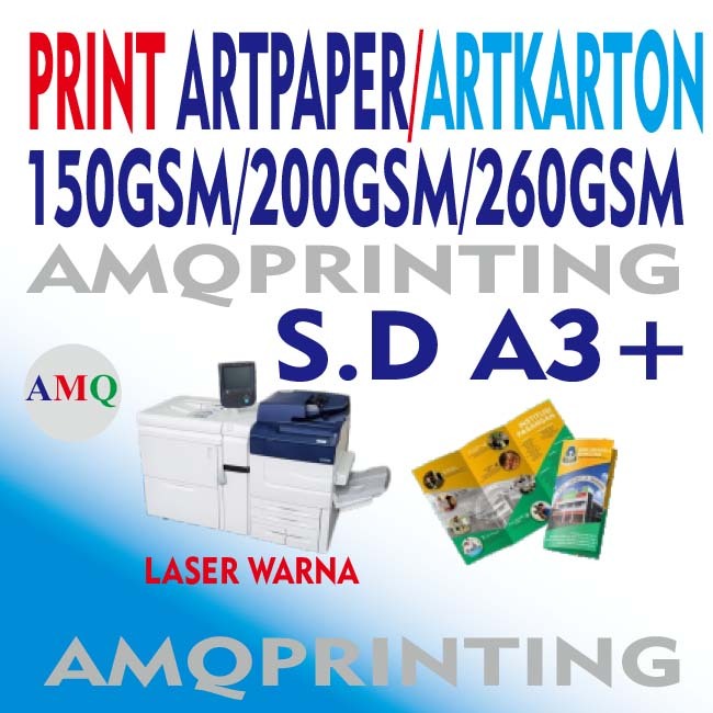 

PRINT ARTPAPER/ARTKARTON S.D A3+