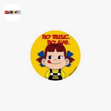 

sticker No Music No Life Tower Records x Peko Chan rounded stiker