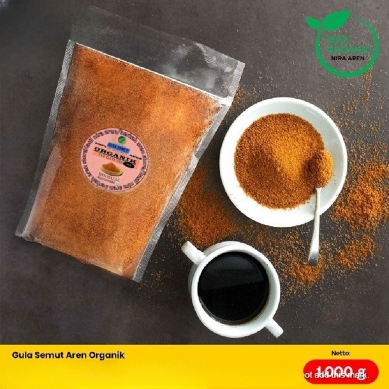 

1 KG / 1000GRM Gula Aren Bubuk Organik
