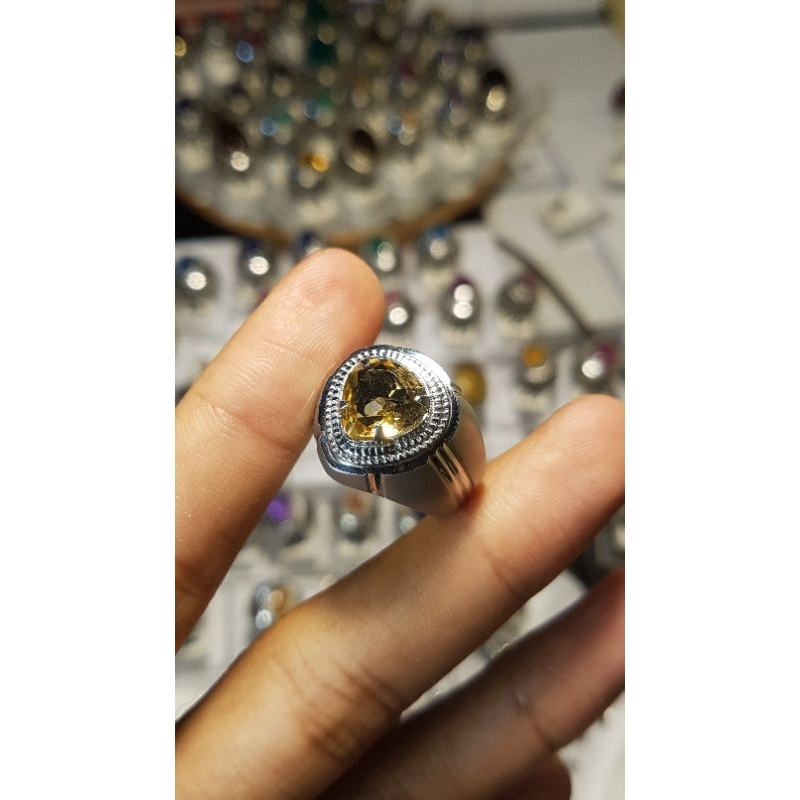 emban ikat ring monel super doff handmade kosongan tanpa batu persi tetes air