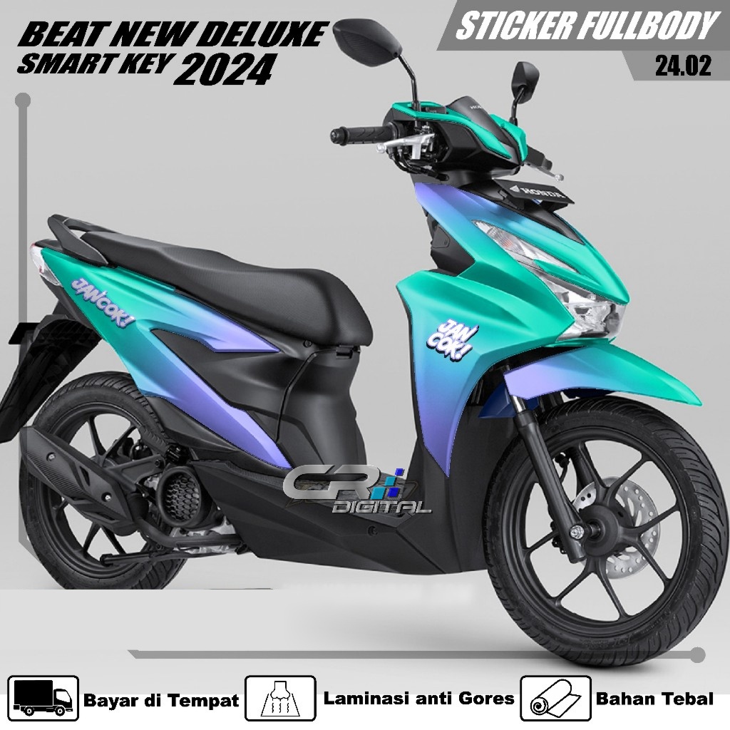 Decal Sticker Honda Beat New Deluxe Smart Key 2024 Sticker Beat Deluxe Beat Street Smart Key Jancok 