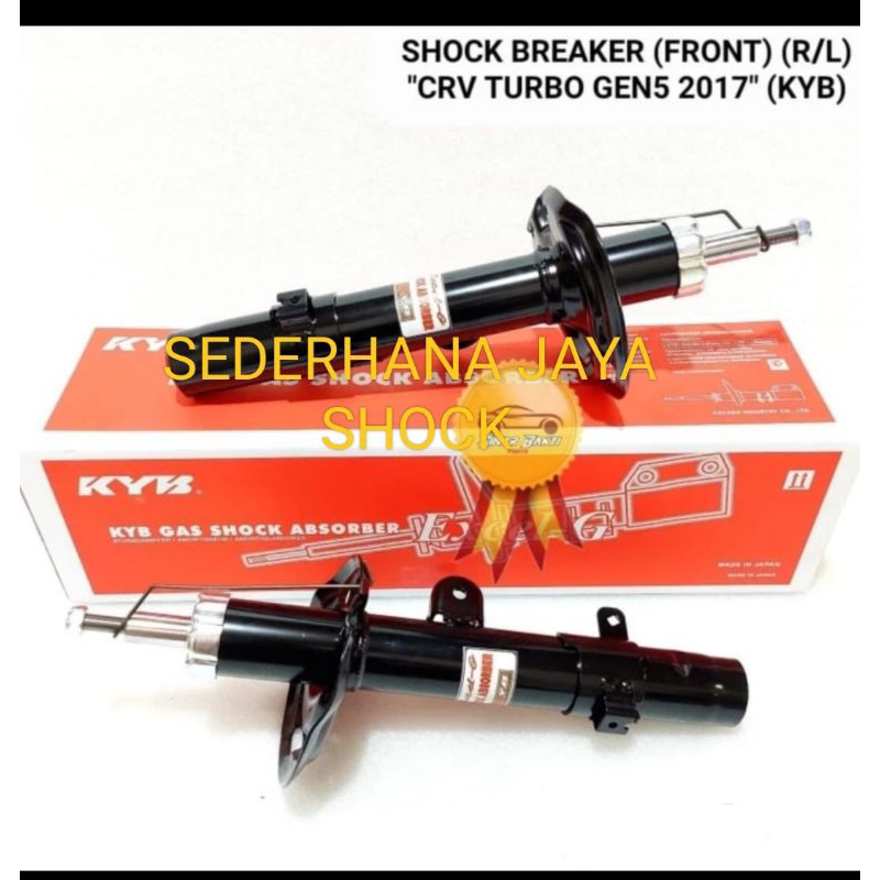 shockbreaker shock absorber Honda CRV turbo depan Merk kyb Excel-G