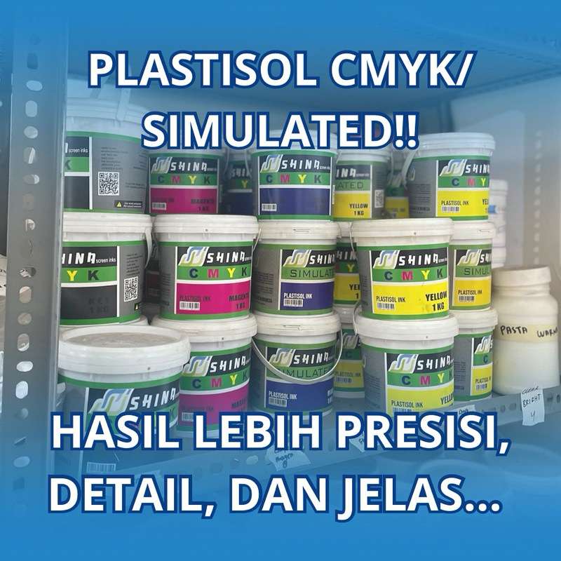 Plastisol CMYK / SIMULATED 1KG