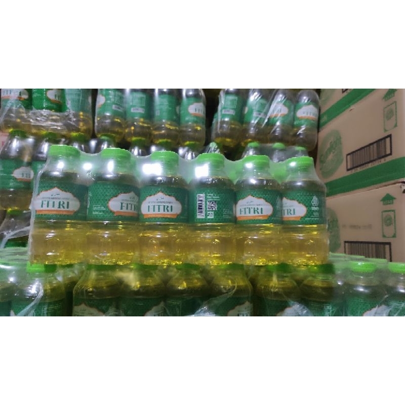 

Minyak Goreng Fitri kemasan botol 200ml per pack isi 24pcs