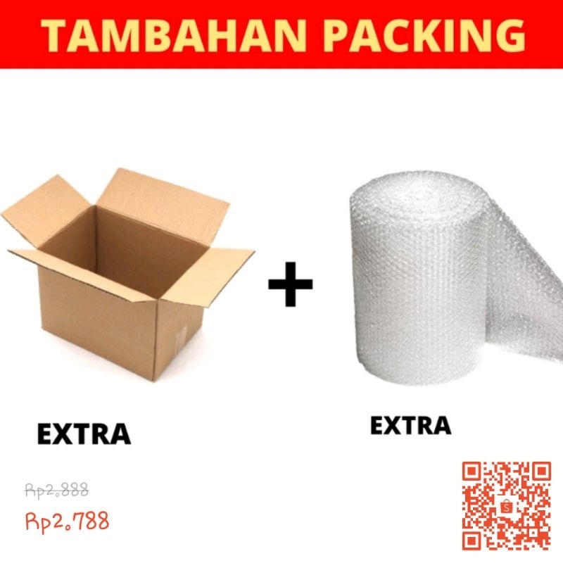

EXTRA BUBBLE WRAP + DUS TAMBAHAN