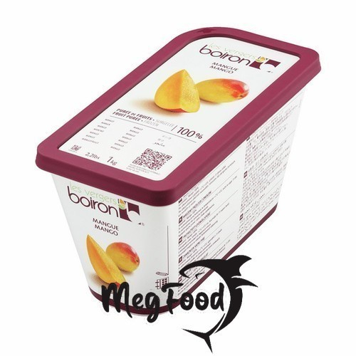 

Boiron Fruit Mango PUREE 1kg Frozen Food Import Sari Rasa Buah Mangga