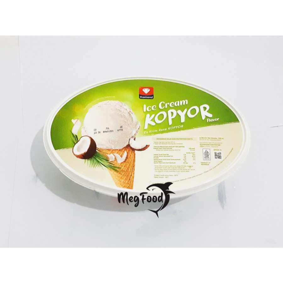 

Diamond Ice Cream Kopyor 700 ml