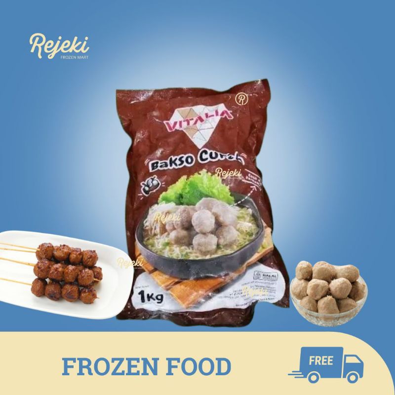 

Vitalia Bakso Sapi Curah 1kg - Rejeki Frozen Mart