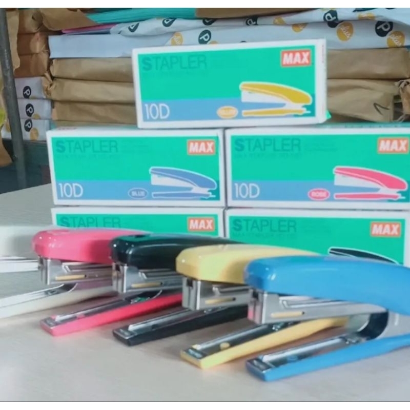 

stapler max / stapler tanggung / stapler warna warni / stapler hd-10D / stapler max hd-10D