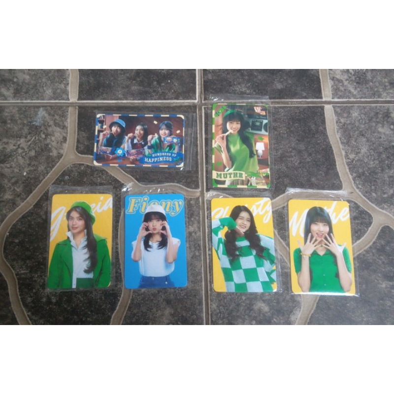 [ Sealed ] Official Photocard PC Tango Gracia Muthe Adel JKT48 Unit Grup Group Biru Fiony Japota Bir