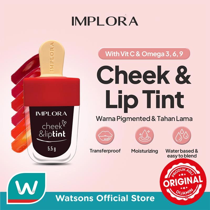 Implora Cheek & Liptint Cherry Bomb