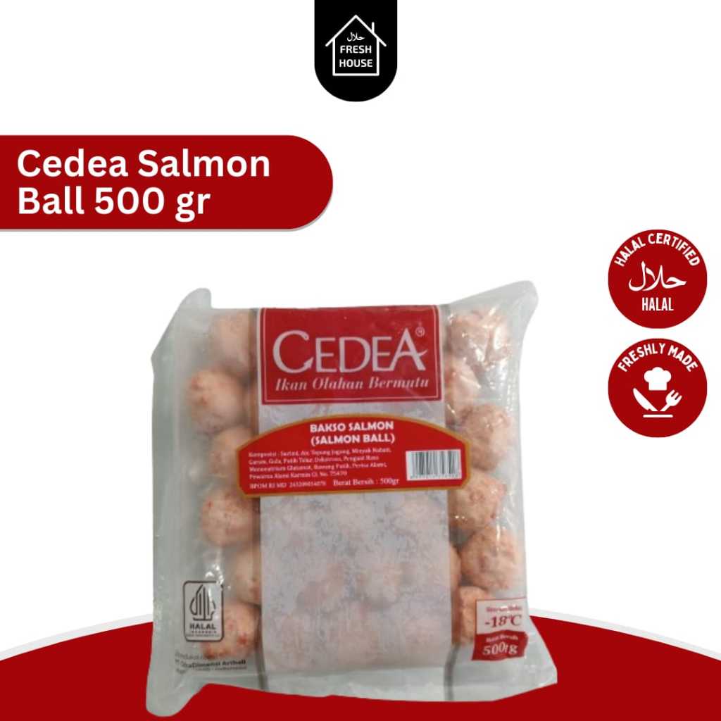 

CEDEA SALMON BALL / BAKSO SALMON 500G