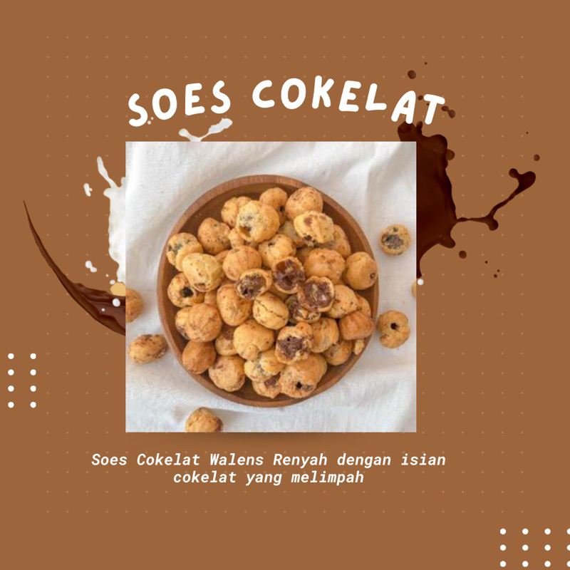 Soes Cokelat Walens Nissin kiloan 250gr 500gr 1kg