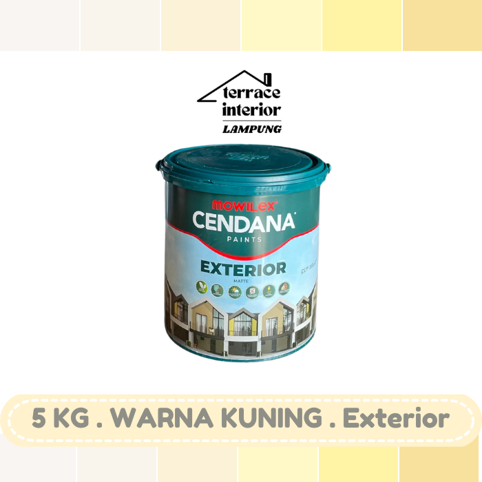 Cat Tembok Mowilex Cendana Exterior Warna Kuning 5kg