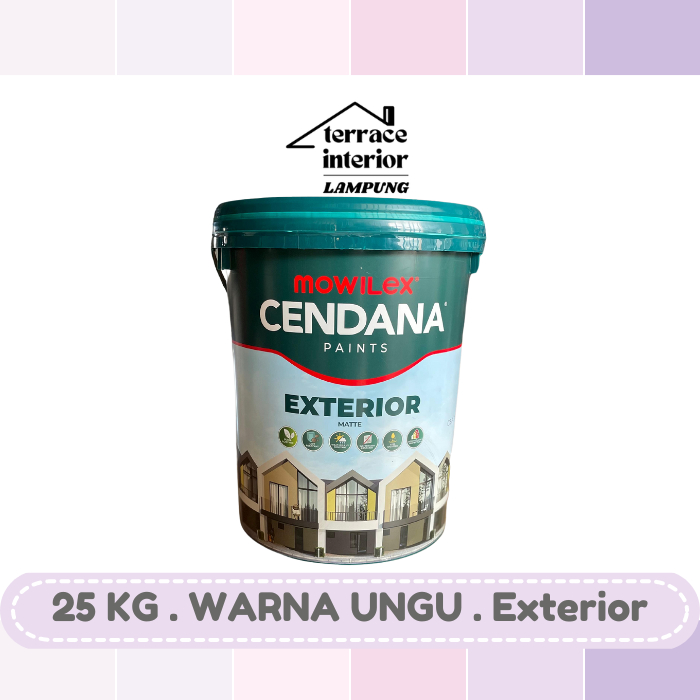 Cat Tembok Mowilex Cendana Exterior Warna Ungu 25kg