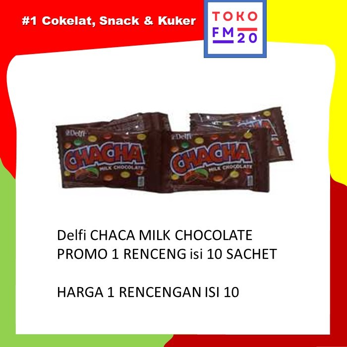 

Delfi ChaCha Chocolate Milk Renceng 10 pcs