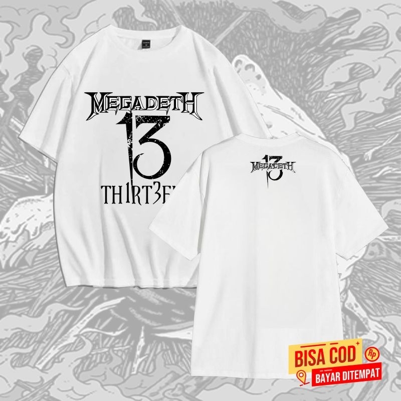 kaos pendek band METAL MEGADETH distro original - kaos pendek METAL MEGADETH terbaru distro