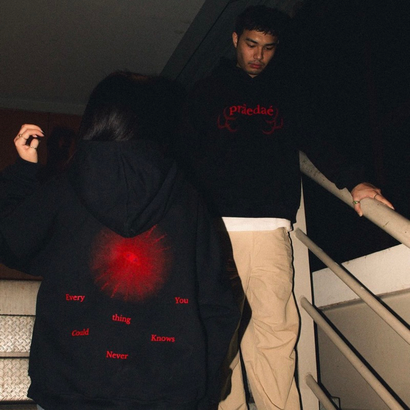 [PRAEDAE STUDIO] HOODIE BLESSED YOUTH DARK GREY / EDISI LAST RESTOCK HOODIE BLESSED / ORIGINAL PRAED