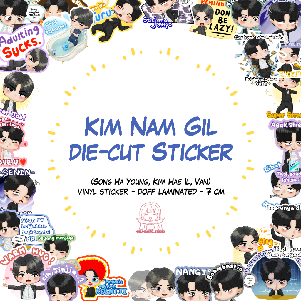 

KIM NAM GIL DIECUT STICKER | STIKER DIECUT KIM NAMGIL