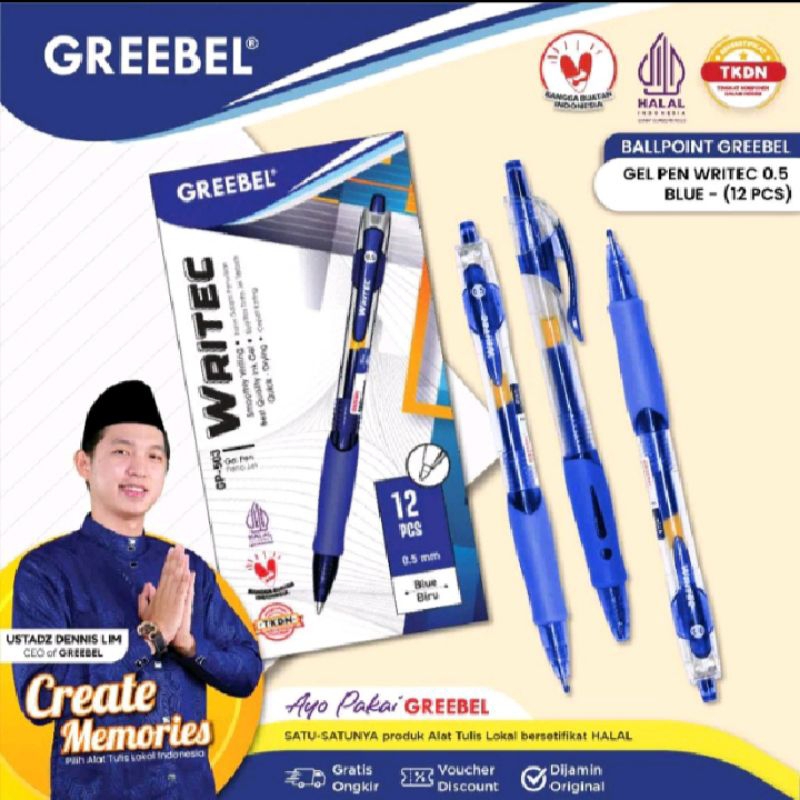 

GREEBEL GEL PEN GP-503 WRITEC