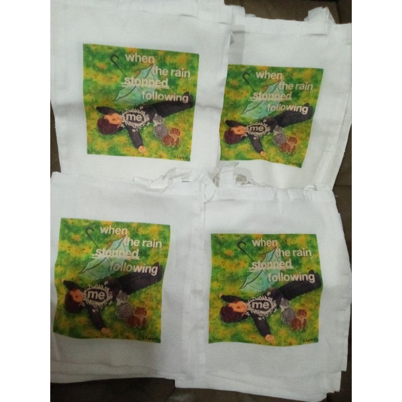 totebag dan pouch eaj park jaehyung when the rain stopped following me