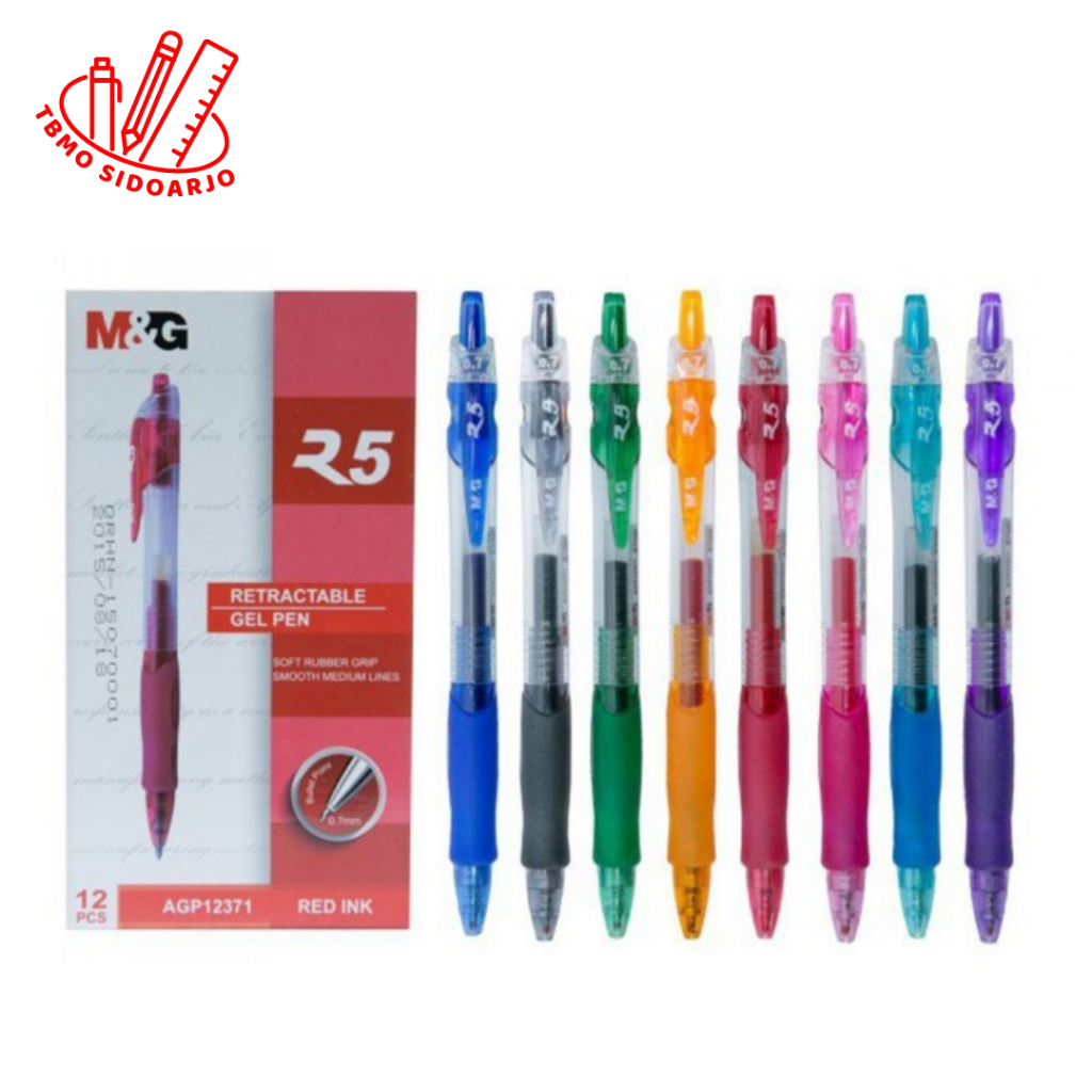 

TBMO M&G Retractable Pen R5 / Bolpen Cetek 0.5mm AGP12371 Per Pcs