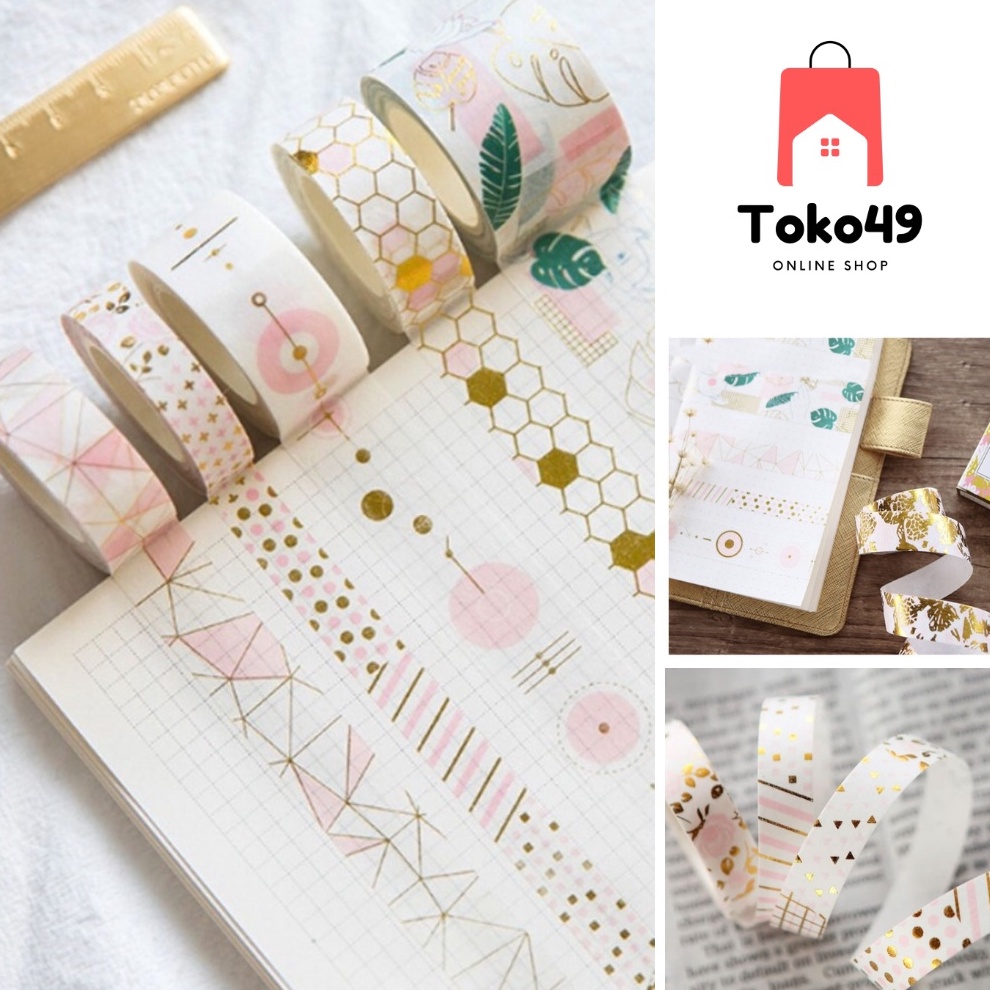 

Hemat 2 Kode Exclusive Stiker Kertas DIY Selotip Motif Dekorasi Jurnal Premium Washi Masking Tape Scrapbook L3476 APT32 A3