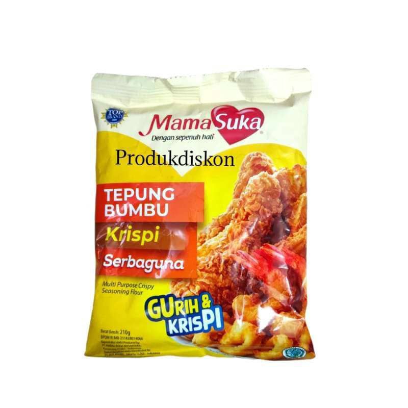 

Tepung bumbu crispy serbaguna MAMASUKA 210 gr