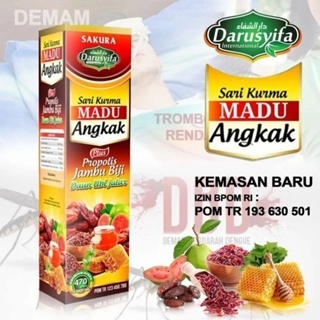 

Sari Kurma Angkak Darusyifa | Madu Angkak Plus Propolis Jambu Biji dan Ubi Jalar | Angkak Habbasyifa