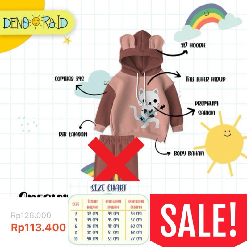 LELANG BAJU ANAK BRANDED