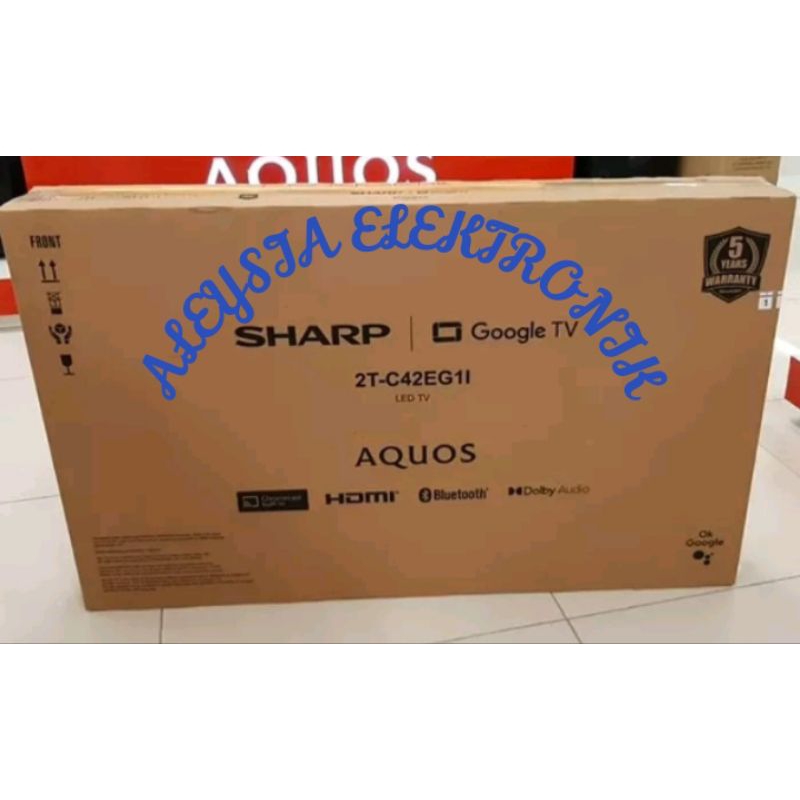 GOOGLE TV SHARP 42INCHI 2T-C42EG1I /NETFLIX/BLUETOOTH/VOICE CONTROL