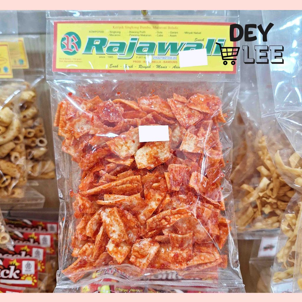 

Keripik Singkong Balado Pedas Manis Asin 150gr Rajawali Snack Bandung