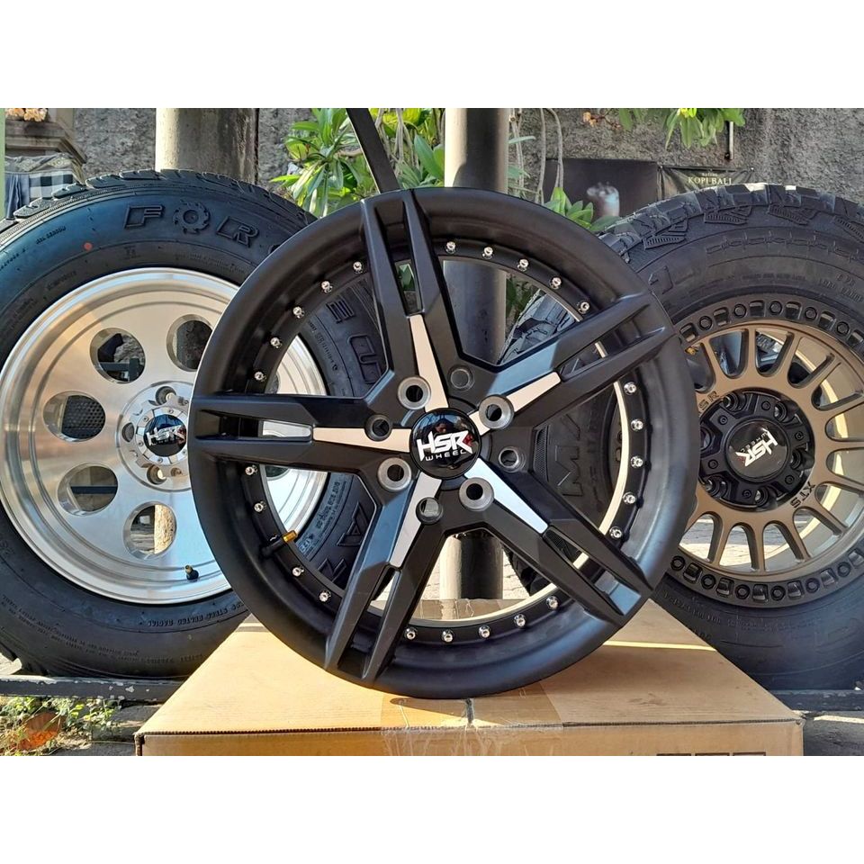 Velg HSR Keunikai R15 Baut 4 - Velg Mobil Brio Ayla Agya Calya