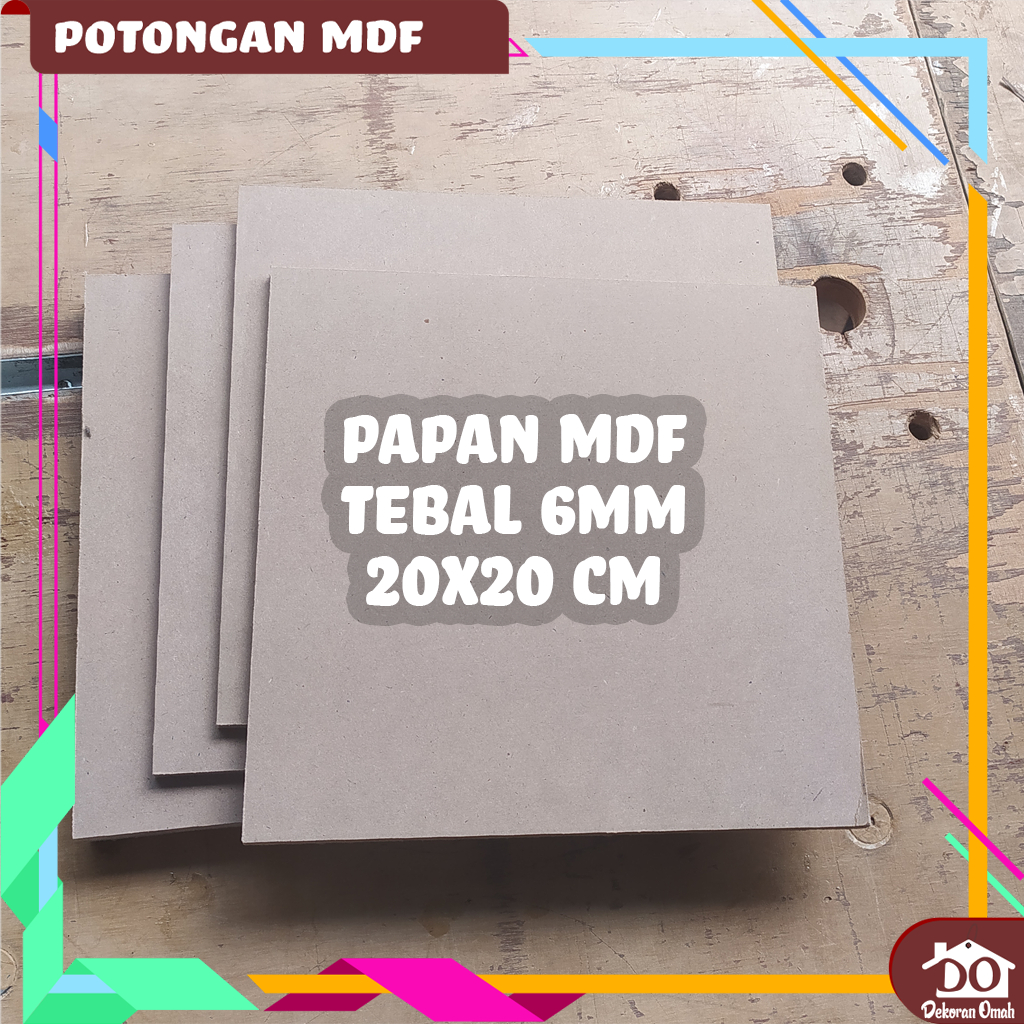 

Papan Kayu MDF 20x20 Potongan WallDecor Bahan Wall Decor Mahar Souvenir