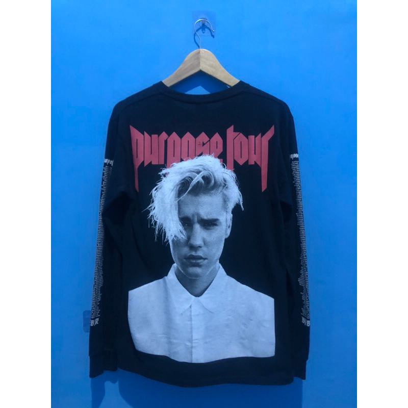 Official Longsleeve Purpose Tour Merchandise Justin Bieber 2017