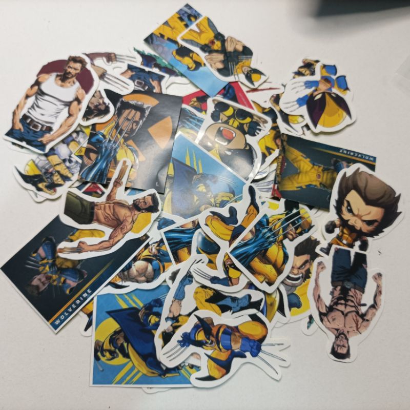 

50Pcs+ Stickee Wolverine | Sticker deadpool × Wolverine | wolverine sticker marvel