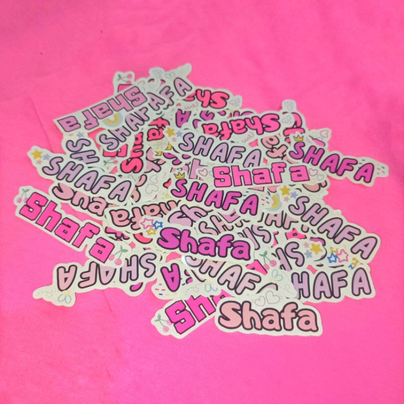 

50PCS STICKER NAMA | STICKER NAMA LABEL | STICKER NAMA UNTUK BUKU, TAS, ALAT TULIS| STICKER LABEL NAMA ANAK