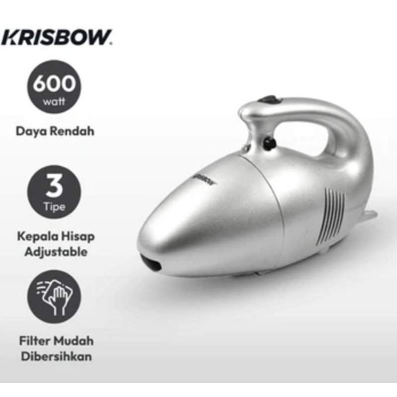 KRISBOW VACUUM CLEANER DRY 600 WATT