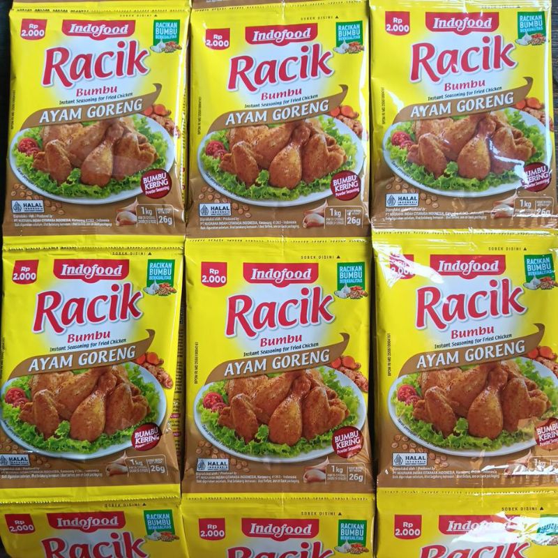 

indofood racik bumbu Ayam Goreng kemasan renceng