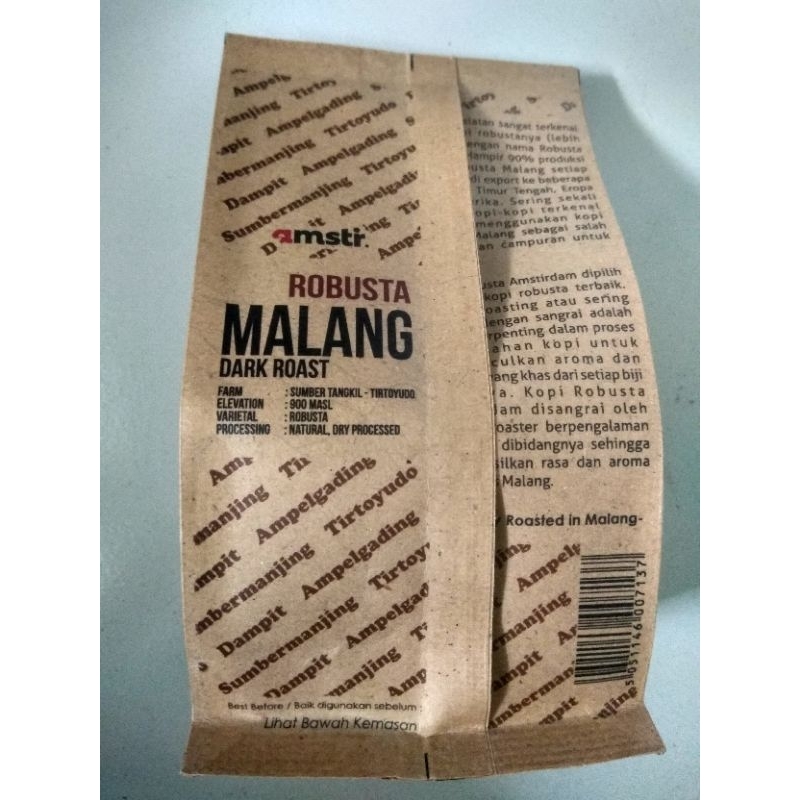 

Ex Souvenir 80 gram Robusta Malang Dark Roast Blue Kopi Bubuk Kemasan Instant