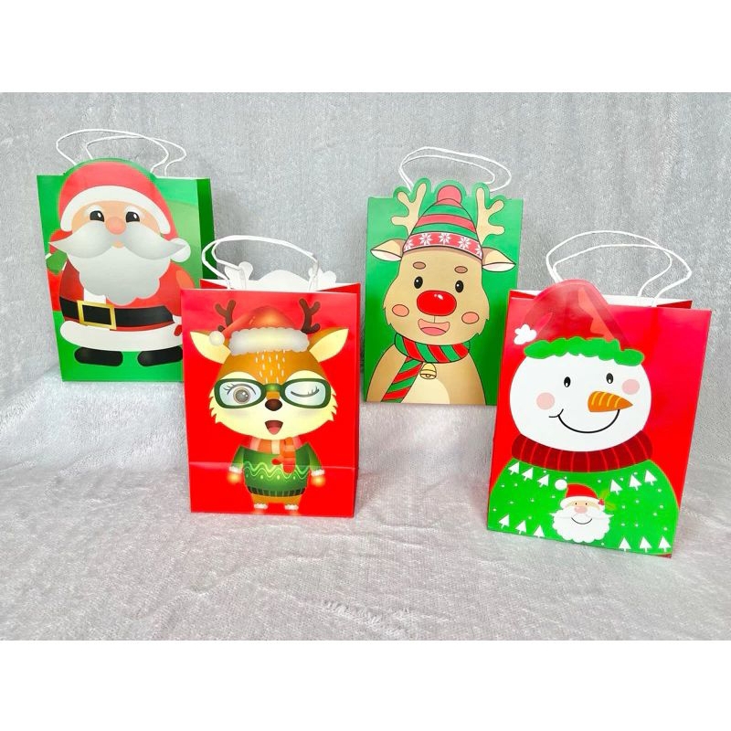 

Goodie Bag Cute Christmas Santa Raindeer Goodie Bag Natal