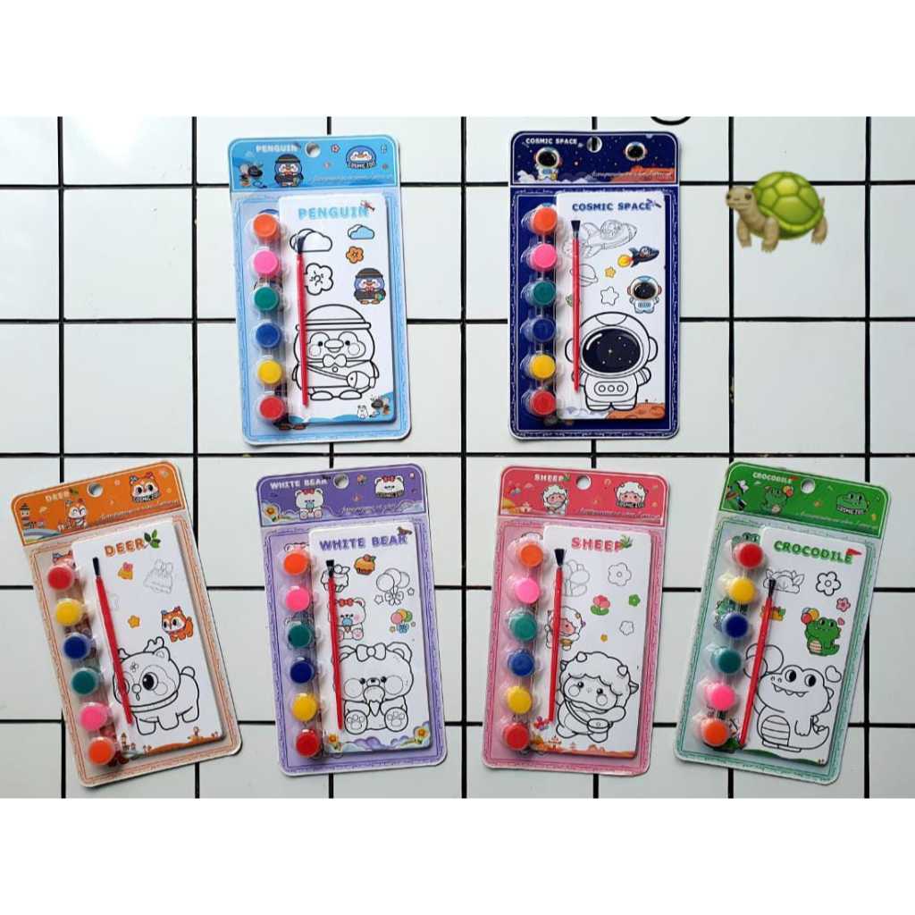 

1set Painting WS-9902 / 1 Set Melukis Mewarnai Karakter