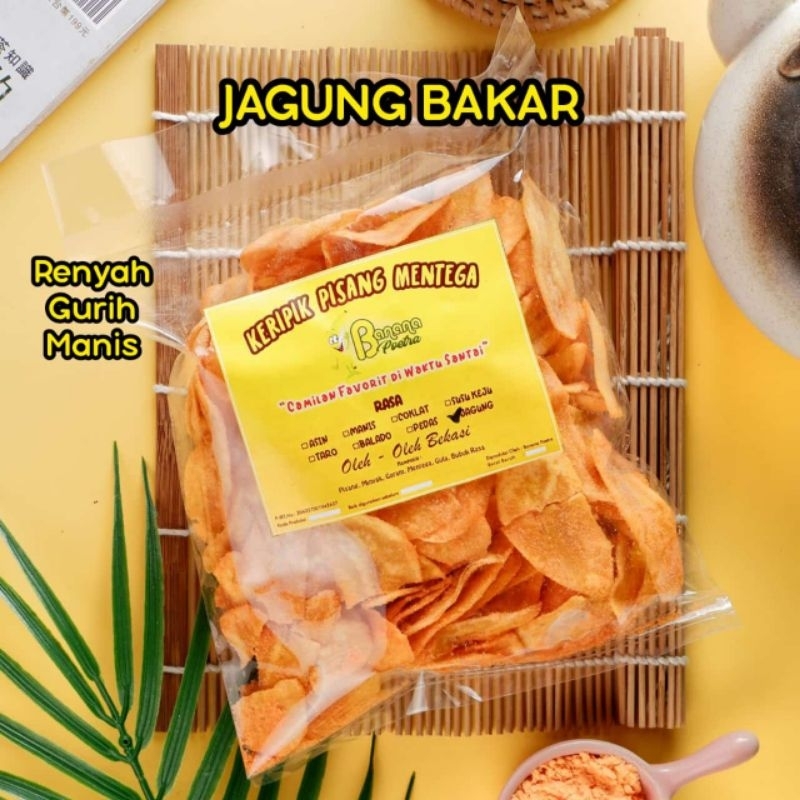 

500gr Keripik Pisang Jagung Bakar