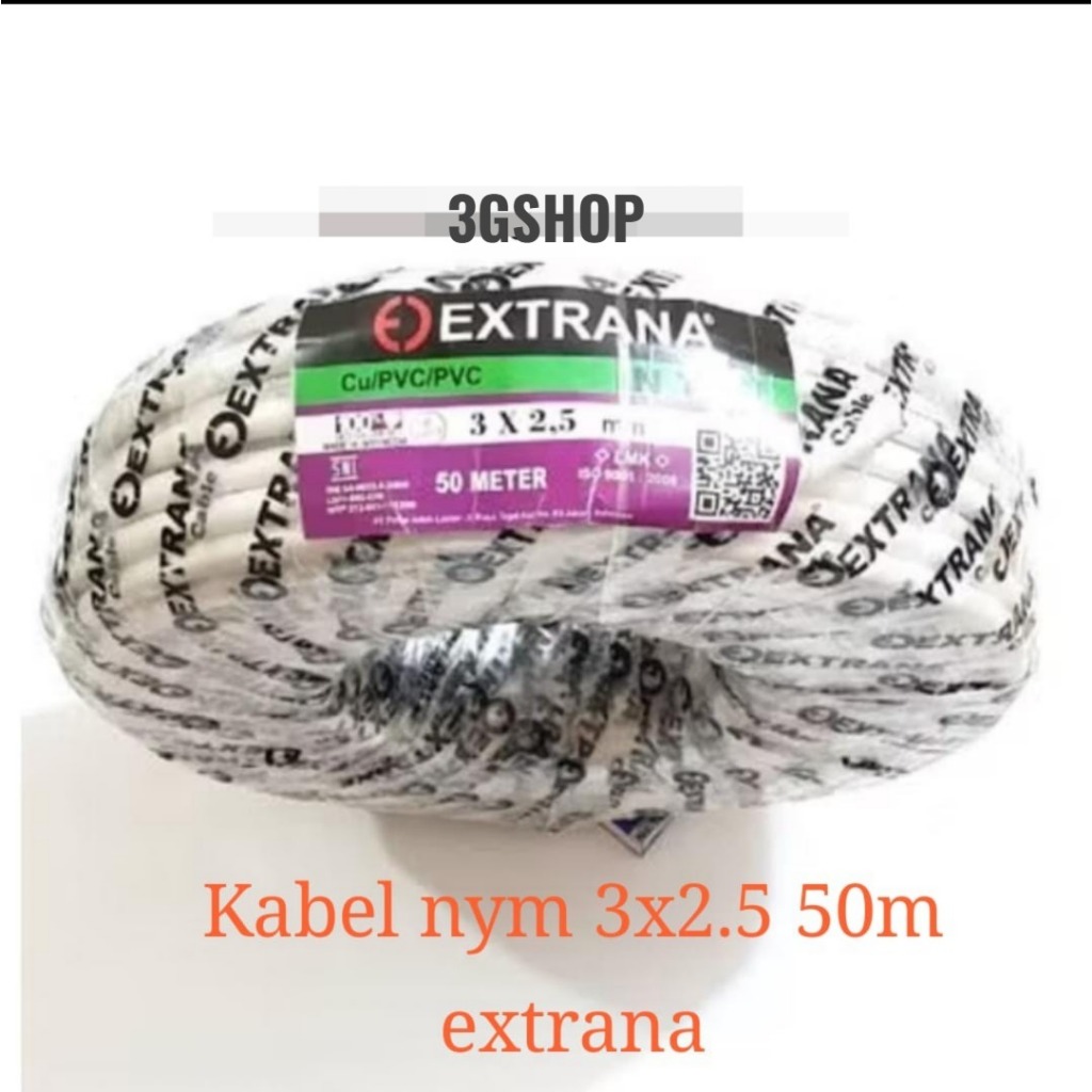 KABEL TUNGGAL NYM 3X2.5 50M EXTRANA