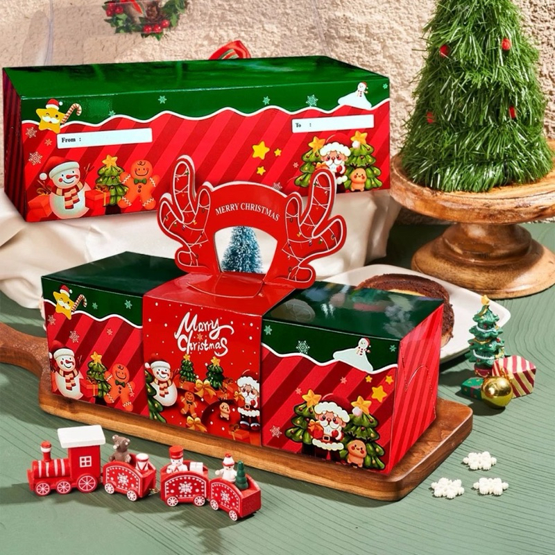 

Box Natal / Christmas Box / Box Roll Cake / Box kue natal / Box Athena