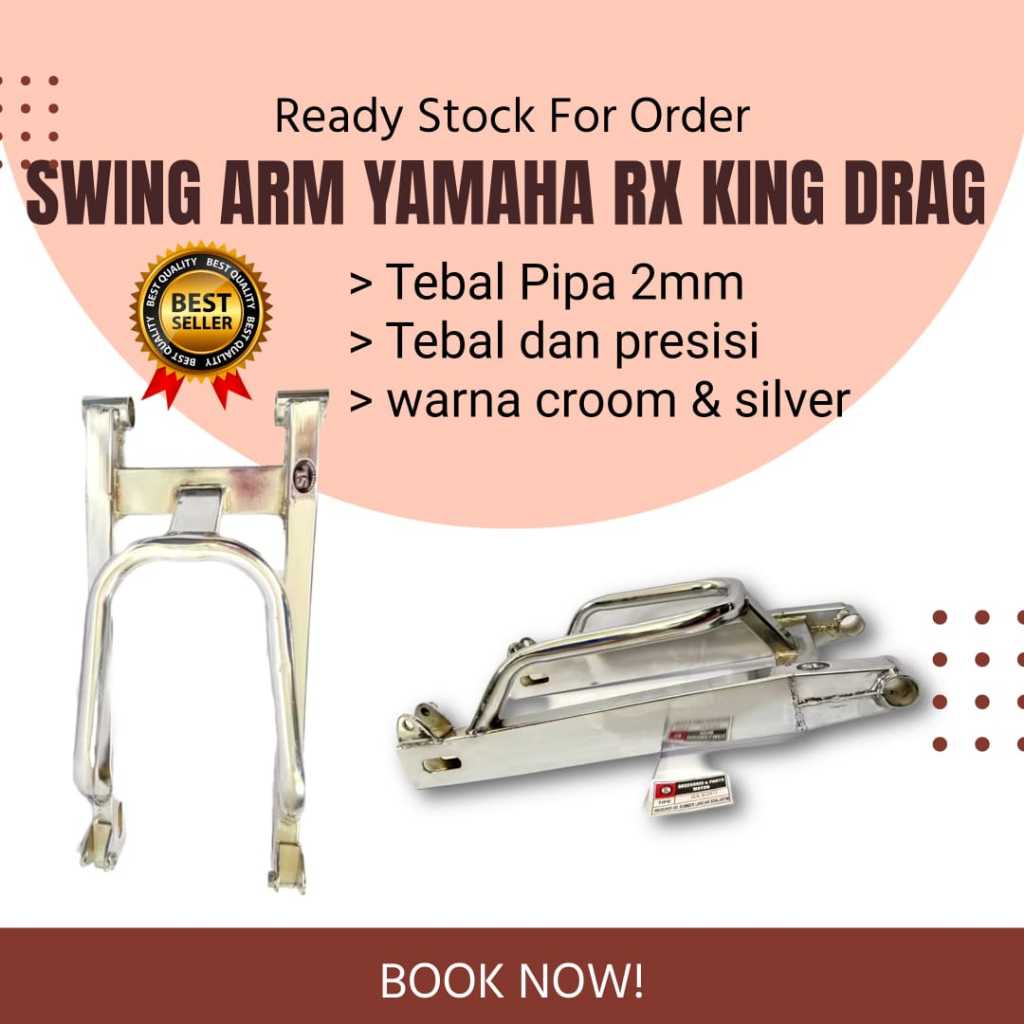 Swing Arm Arem Supertrack Supertrek Drag Yamaha RX KIng Crom Tebal Murah