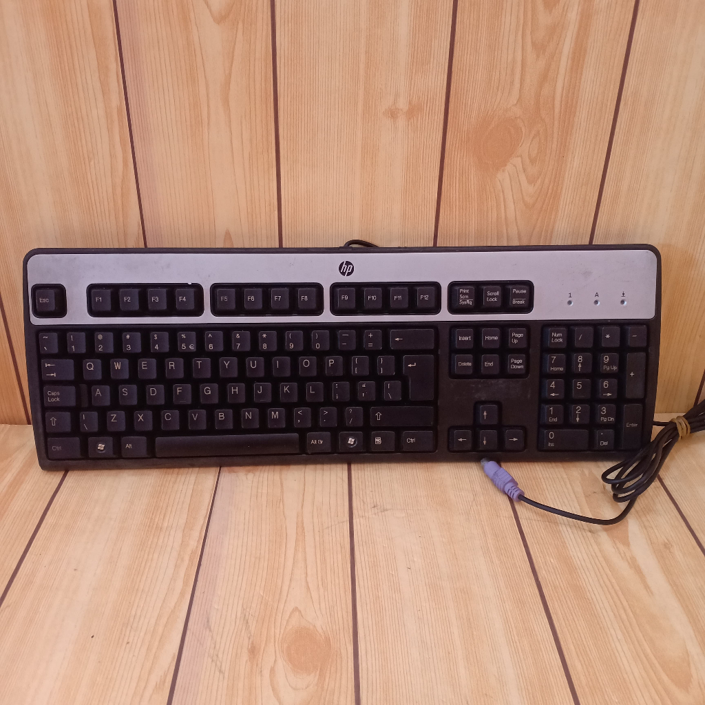 Keyboard buil up PS2 bukan Usb merk campur - Keyboard ps2 buil up Logitech lenovo Hp