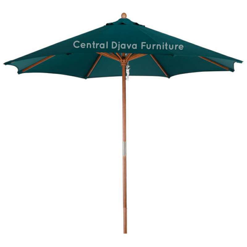 Rangka Kain Payung Kayu Jati Outdoor Tenda Waterproof Kursi Meja Taman