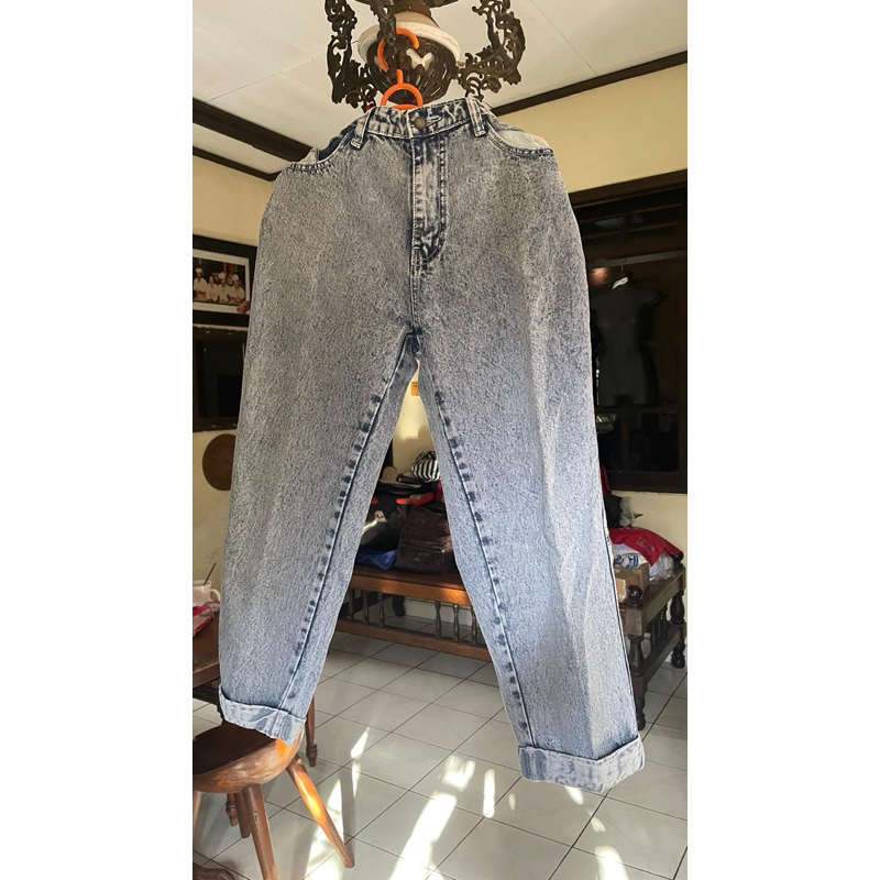 Celana Jeans Wanita JINISO| High Waist | Boyfriend Jeans [Preloved]